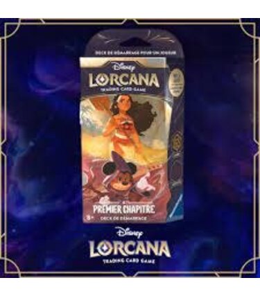 Ravensburger Disney Lorcana: Premier Chapitre: Deck De Démarrage: Mickey et Moana (FR)