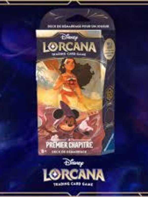 Ravensburger Disney Lorcana: Premier Chapitre: Deck De Démarrage: Mickey et Moana (FR)