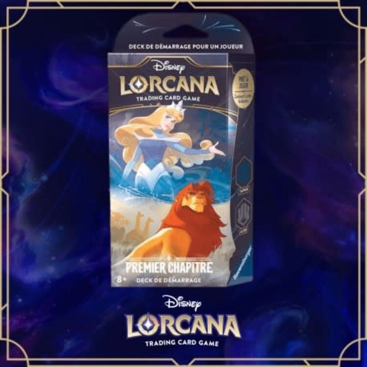 Ravensburger Disney Lorcana: Set 1: Premier Chapitre: Deck De Démarrage: Roi Lion (FR)