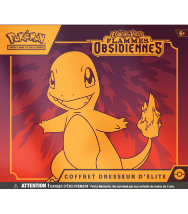 Pokemon Pokemon: SV3 Flammes Obsidiennes: Coffret Dresseur D'Élite (FR)