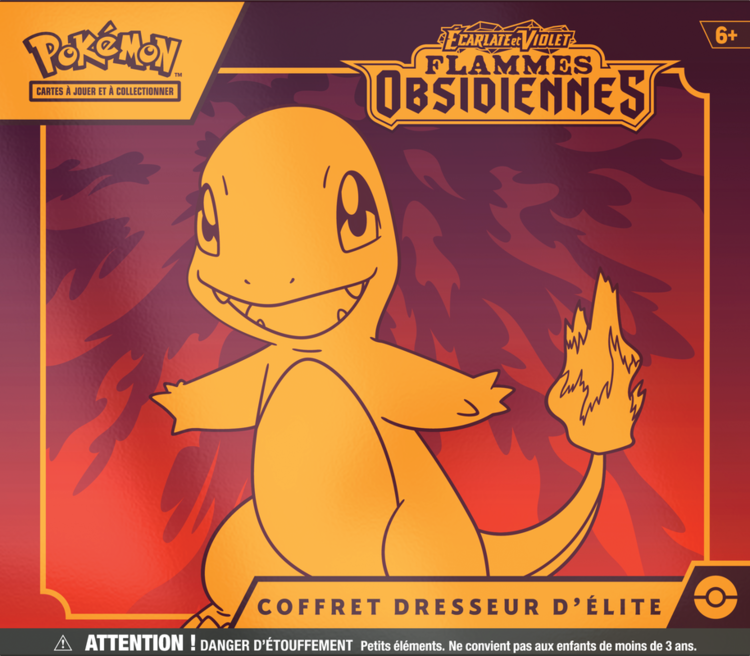 Pokemon Pokemon: SV3 Flammes Obsidiennes: Coffret Dresseur D'Élite (FR)