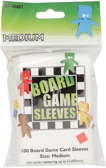 AT-10403 « Medium» 57mm X 89mm/ 100 Board Game Sleeves