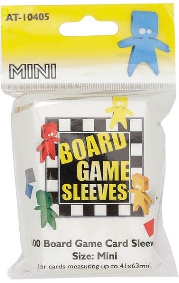 AT-10405 « Mini» 41mm X 63mm/ 100 Board Game Sleeves