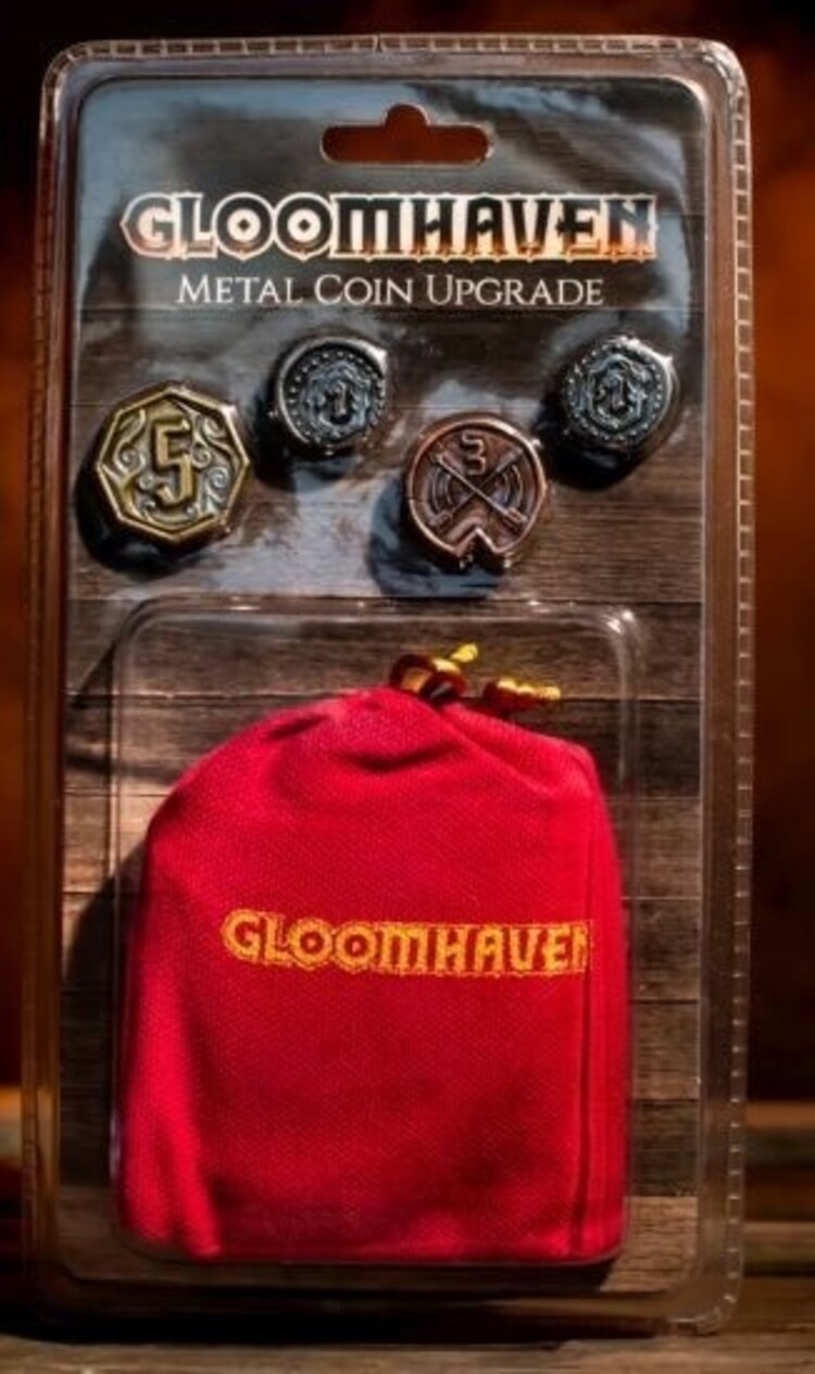 Cephalofair Games Gloomhaven: Ext. Metal Coin Upgrade (ML)