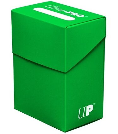 Ultra pro Deck Box: Vert Lime (75ct)