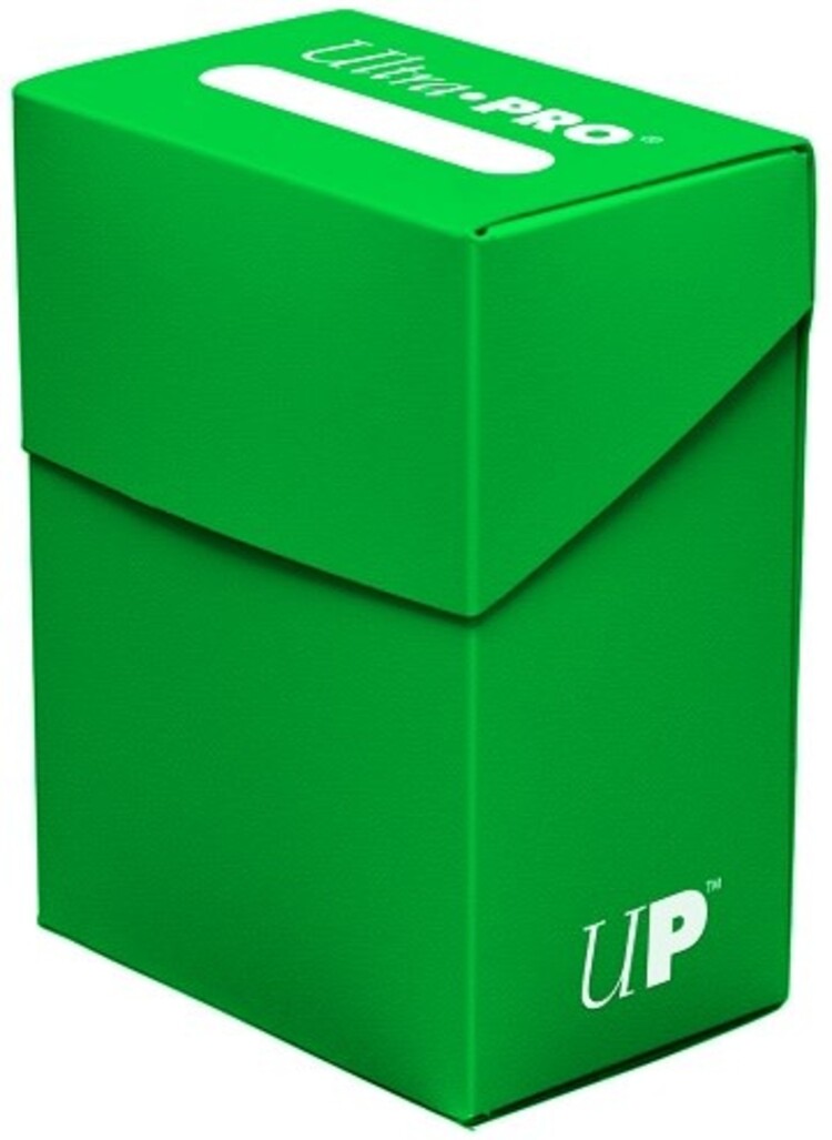 Ultra pro Deck Box: Vert Lime (75ct)
