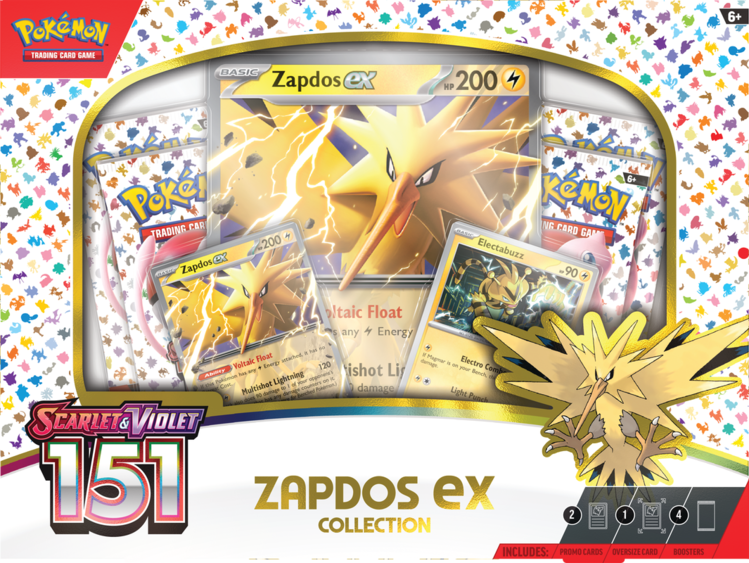 Pokemon Pokemon: SV3.5 Scarlet&Violet 151: Zapdos Ex Collection (EN)