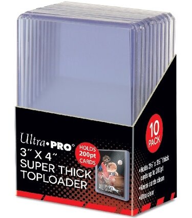 Ultra pro 15286 Ultra Pro Super Clear «Topload» Super Thick 63.5 mm X 88.9 mm /10 ct