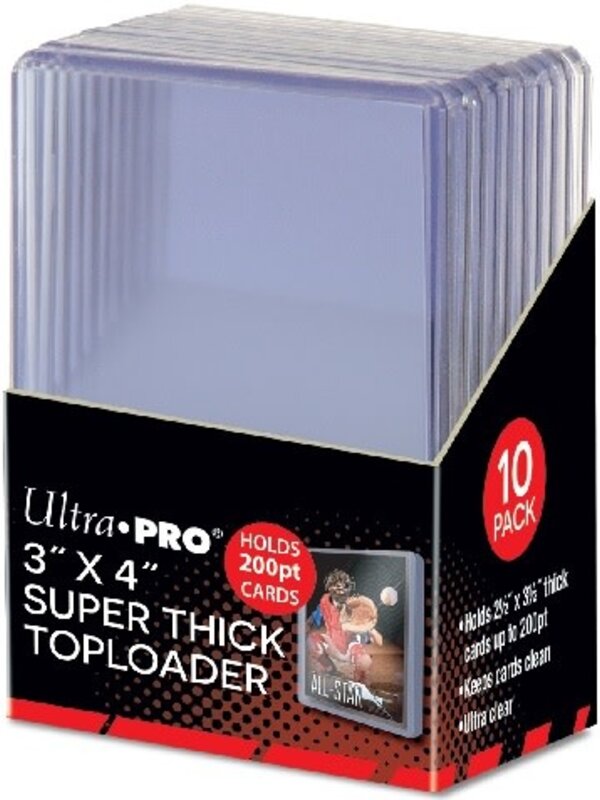 Ultra pro 15286 Ultra Pro Super Clear «Topload» Super Thick 63.5 mm X 88.9 mm /10 ct