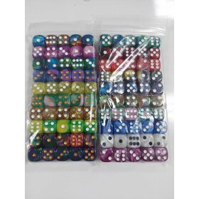 CHXPDM16100-2 Dés «Ensemble Dés De Même Couleur» D6 16mm / 5 dés