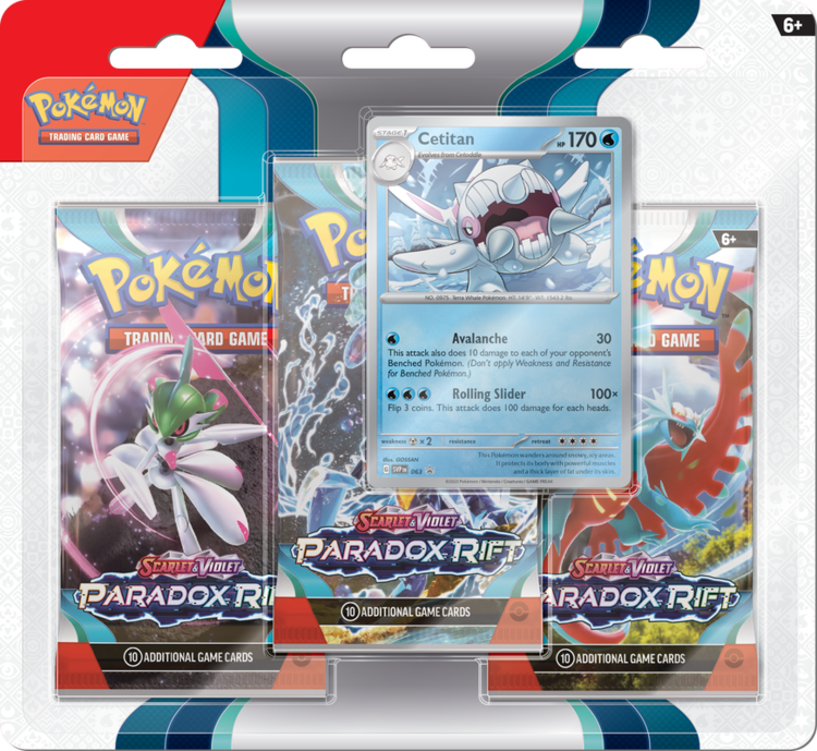 Pokemon Pokemon: SV4  Paradox Rift 3 Pack Blister (EN)
