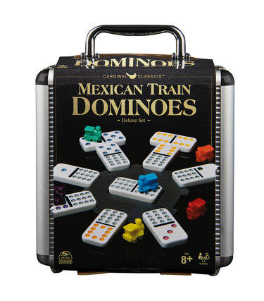 Spin Master games Dominos Train Mexicain: Double 12 En Mallette (ML)