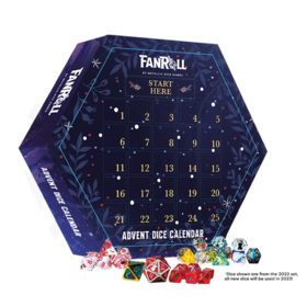 Fanroll Advent Dice Calendar 2023: Dice Fanroll