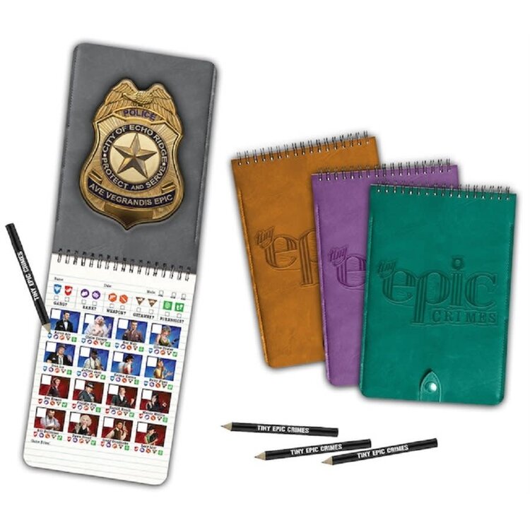 Gamelyn Games Tiny Epic: Crimes: 4 Pack Detective Notebooks (EN)