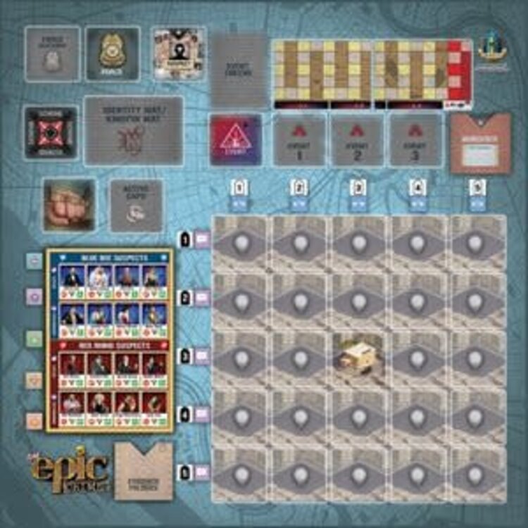 Gamelyn Games Tiny Epic Crimes: Game Mat (EN)