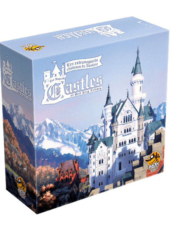Lucky Duck Games Castles of Mad King Ludwig: Les Extravagants Châteaux De Bavière (FR)