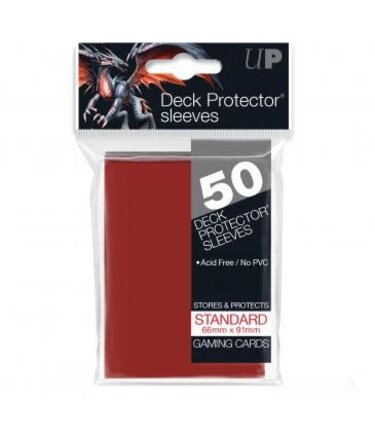 Ultra pro 82672 Ultra Pro Rouge «Standard» 66mm x 91mm / 50 Sleeves