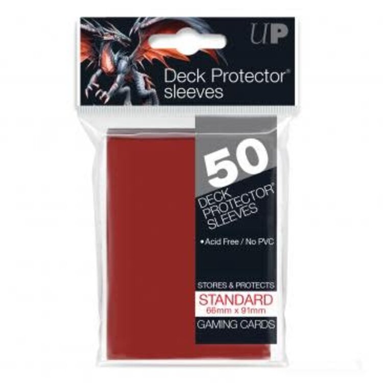 Ultra pro 82672 Ultra Pro Rouge «Standard» 66mm x 91mm / 50 Sleeves