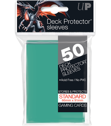 Ultra pro 15259  Ultra Pro Turquoise  «Standard» 66mm x 91mm / 50 Sleeves