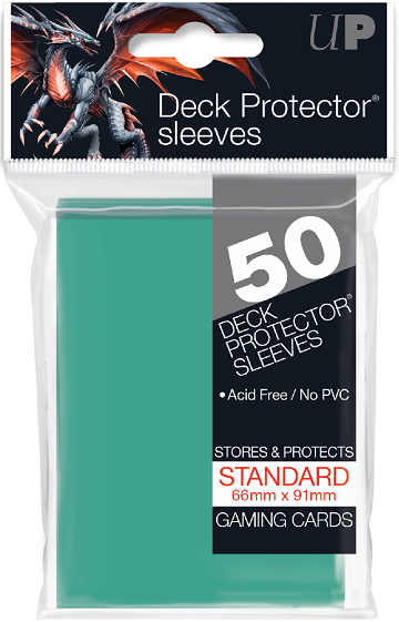 15259  Ultra Pro Turquoise  «Standard» 66mm x 91mm / 50 Sleeves