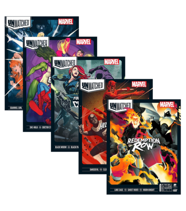 Restoration Games Unmatched: Marvel: Promotional Bundle: 5 Games + Playmat (EN)