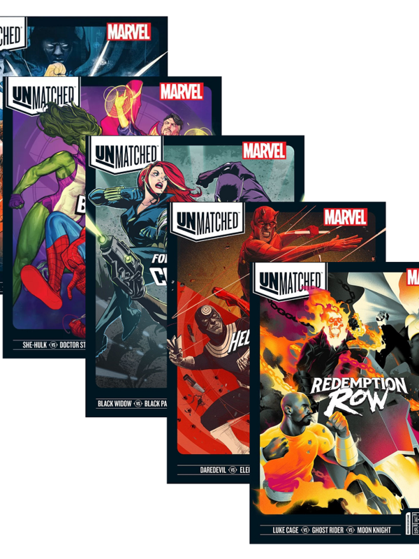 Restoration Games Unmatched: Marvel: Promotional Bundle: 5 Games + Playmat (EN)