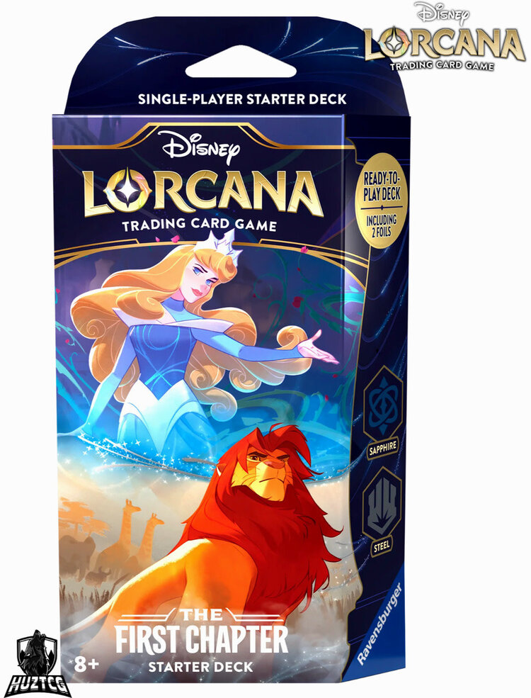 Ravensburger Disney Lorcana: Set 1: The First Chapter: Starter Deck: Aurora-Simba (EN)