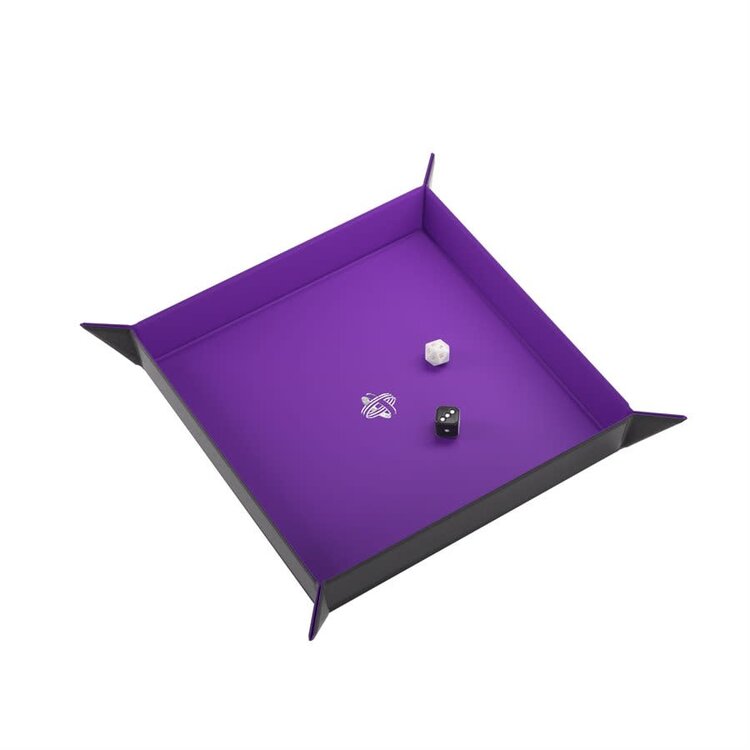 Gamegenic GGS60047ML Gamegenic: Dice Tray: Carré Magnétique: Noir-Mauve