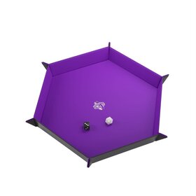 Gamegenic GGS60059ML Gamegenic: Dice Tray: Hexagonal Magnétique: Noir-Mauve