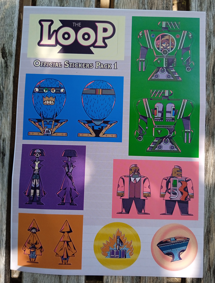 Catch-Up Games The Loop: Stickers Officiels: Pack 1 (ML)