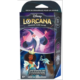 Ravensburger Disney Lorcana: Set 2: L'Ascension Des Floodborn: Deck De démarrage Merlin-Tiana (FR)