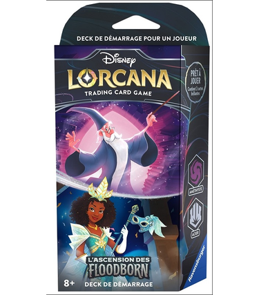 Ravensburger Disney Lorcana: Set 2: L'Ascension Des Floodborn: Deck De démarrage Merlin-Tiana (FR)