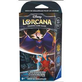 Ravensburger Disney Lorcana: Set 2: L'Ascension Des Floodborn: Deck De démarrage Reine-Gaston (FR)