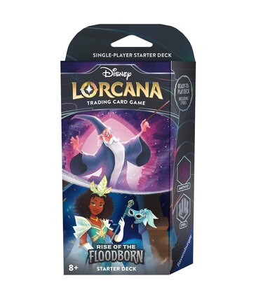 Ravensburger Disney Lorcana: Set 2: Rise Of The Floodborn: Starter Deck: Merlin-Tiana (EN)