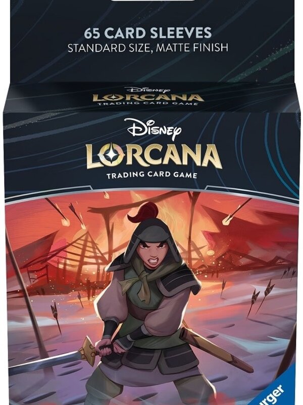 Ravensburger Disney Lorcana: Set 2: Card Sleeves: Mulan (ML)