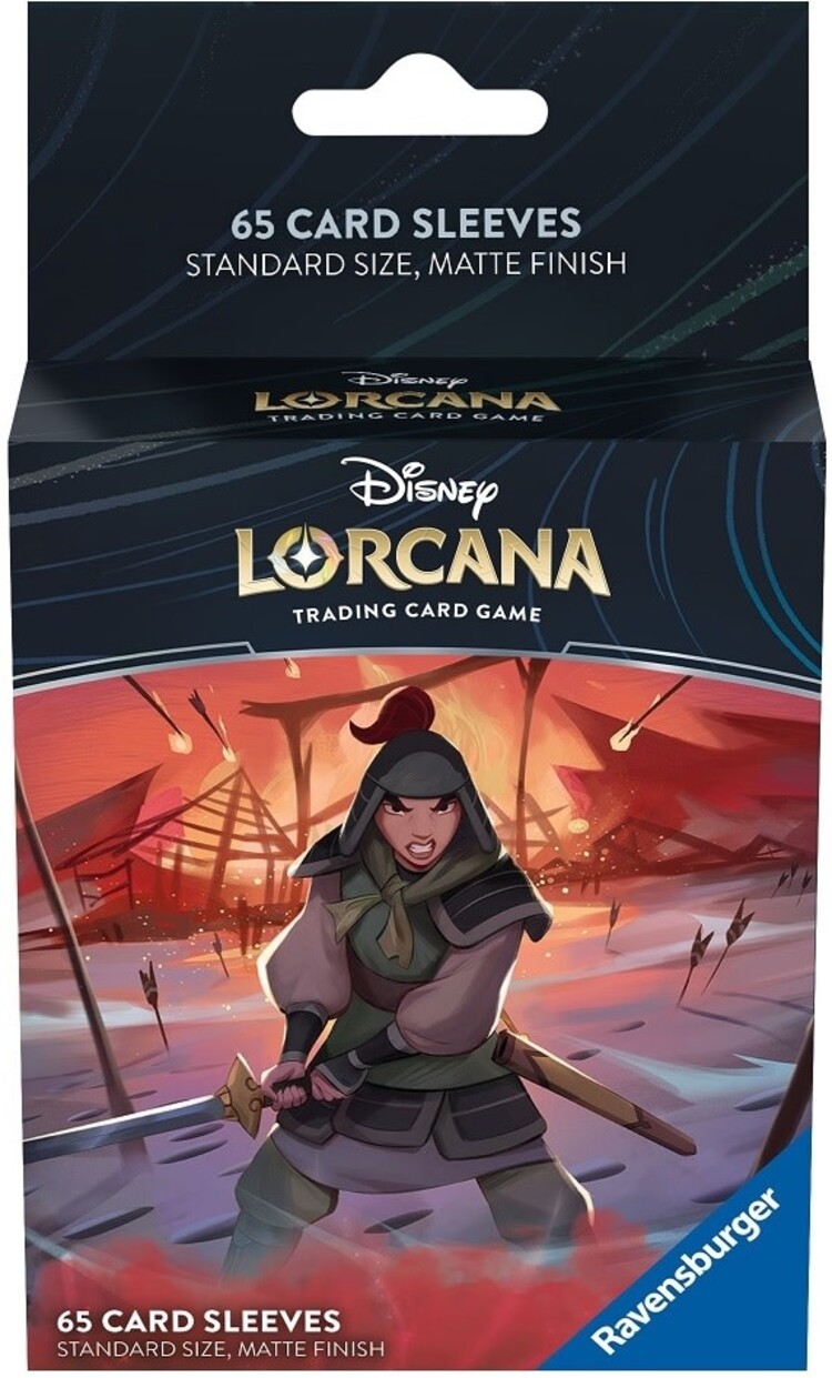 Ravensburger Disney Lorcana: Set 2: Card Sleeves: Mulan (ML)