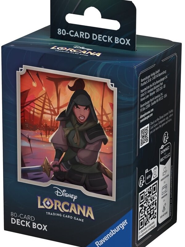 Ravensburger Disney Lorcana: Set 2: Deck Box: Mulan (ML)