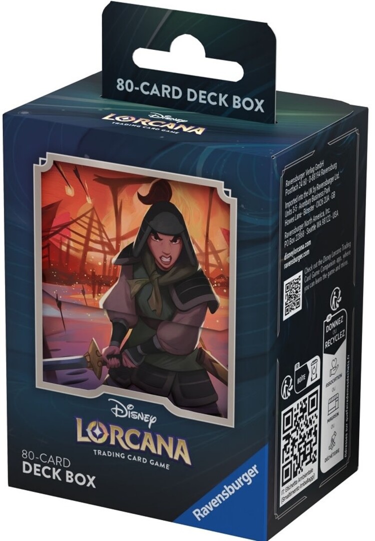 Ravensburger Disney Lorcana: Set 2: Deck Box: Mulan (ML)