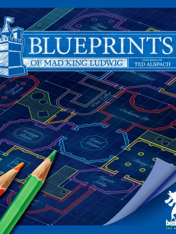 Bezier Games Blueprints Of Mad King Ludwig (EN)