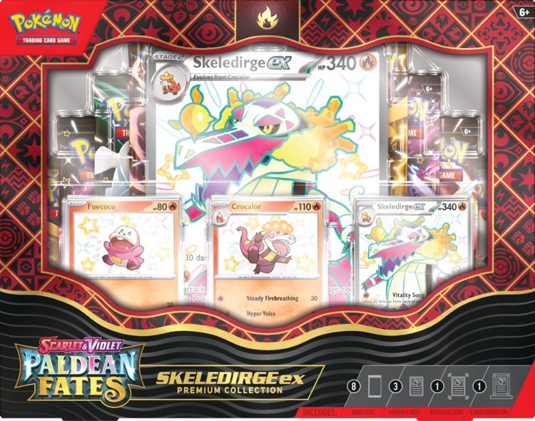 Pokemon Pokemon: SV4.5 Scarlet & Violet Paldean Fates: Skeledirge Ex Premium Collection (EN)