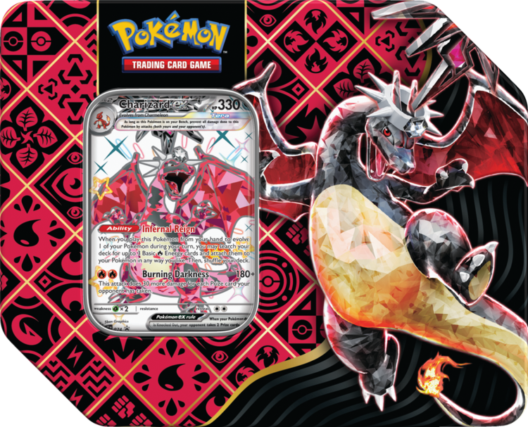 Pokemon Pokemon: SV4.5 Paldean Fates Tins: Charizard Ex (EN)