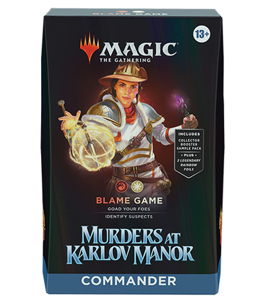 Magic Magic: Murders At Karlov Manor: Commander: Blame Game (EN)