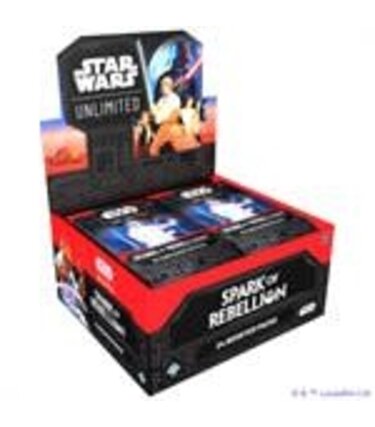 Fantasy Flight Games Star Wars: Unlimited: Spark of Rebellion: 24 Boosters Box (EN) En Magasin Seulement