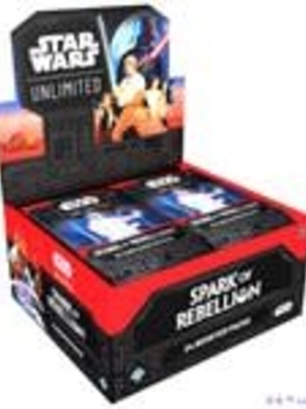 Fantasy Flight Games Star Wars: Unlimited: Spark of Rebellion: 24 Boosters Box (EN) En Magasin Seulement