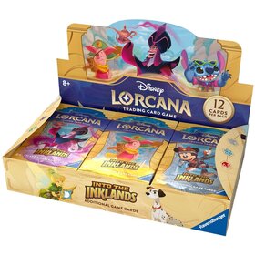 Ravensburger Disney Lorcana: Set 3: Into The Inklands: Booster: Boite Complète (EN) Disponible en magasin seulement