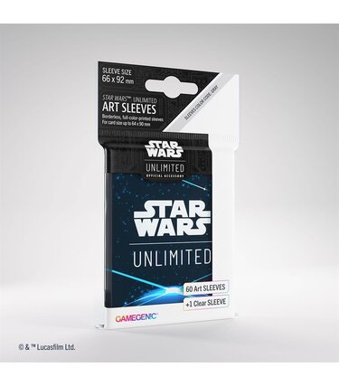 Gamegenic Star Wars: Unlimited: Art Sleeves: Space Blue (ML)