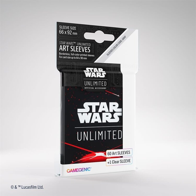 Gamegenic Star Wars: Unlimited: Art Sleeves: Space Red (ML)