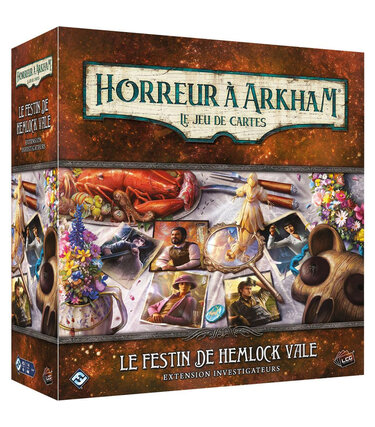 Fantasy Flight Games Horreur A Arkham: Le Jeu De Cartes: Le Festin De Hemlock Vale: Ext. Investigateurs (FR)