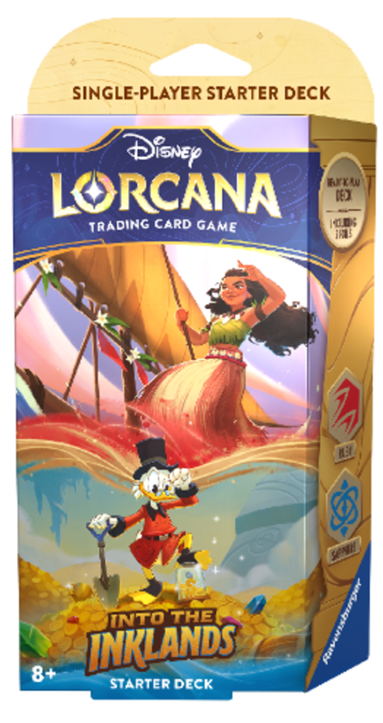 Ravensburger Disney Lorcana: Set 3: Into The Inklands: Starter Deck: Donald Duck (EN)