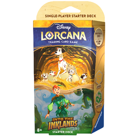 Ravensburger Disney Lorcana: Set 3: Into The Inklands: Starter Deck: Peter Pan (EN)